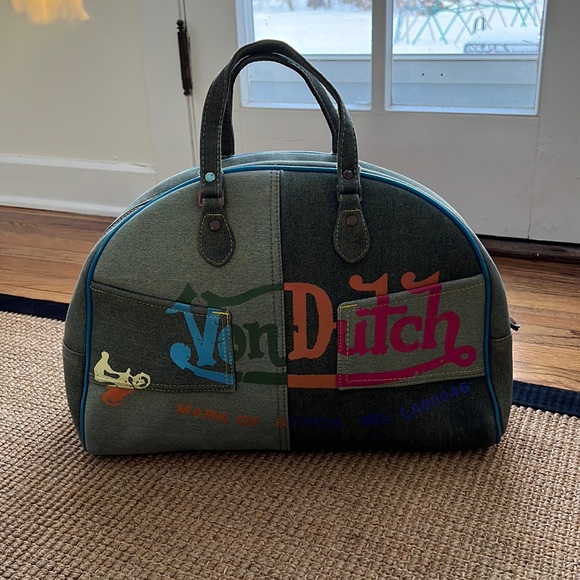 Von Dutch Handbags - Von Dutch Vintage Bowling Bag